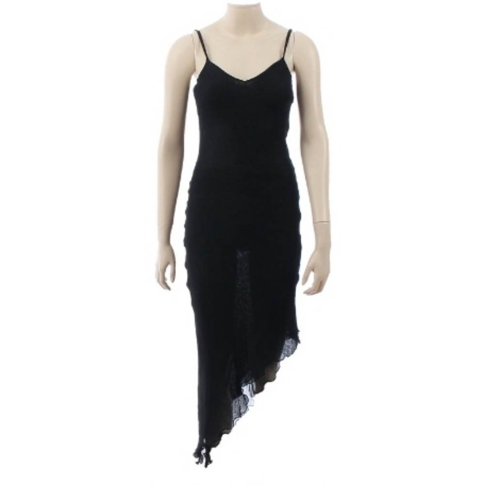 Roberto Cavalli black sheer dress